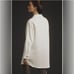Rdalamal Ivory Long Line Rhinestone Embellished Button-down Shirt Dress Size M