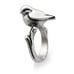 JAMES AVERY .925 Sterling Silver RETIRED 3D Bird On A Branch Ring Size 4