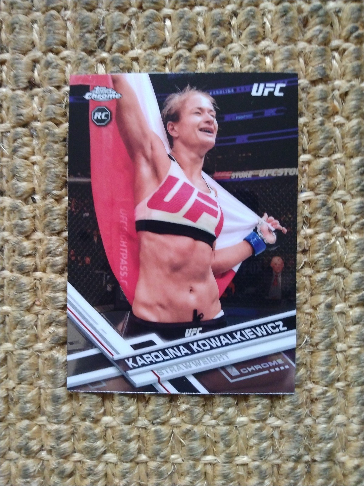 UFC Topps Chrome Debut Karolina Kowalkiewicz ROOKIE OUT OF PRINT