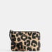 Coach Corner Zip Wristlet With Leopard Print CW859 NWT