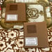 2 Mini Framed Floral Works Of Art In 23K Gold Leaf Midcentury Italy 4X4