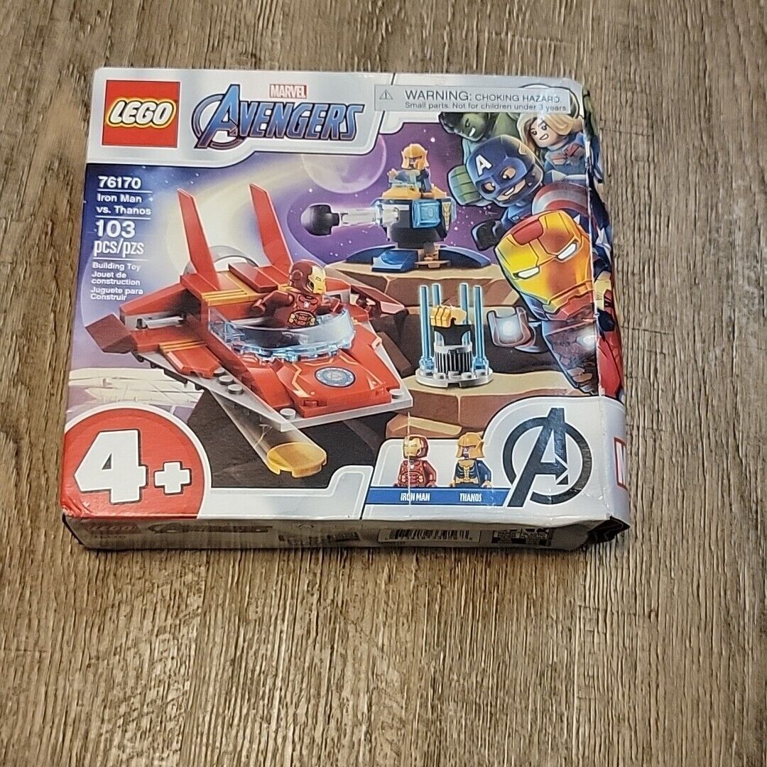 LEGO Marvel Avengers 76170 Iron Man vs. Thanos New Damaged Box