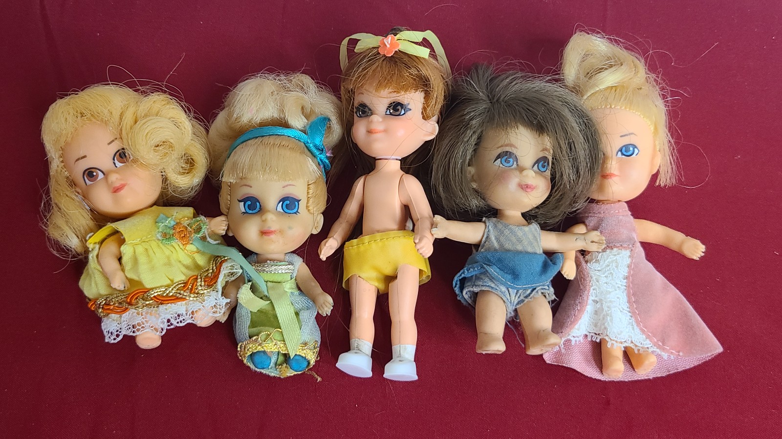 Lot of Vintage little kiddles Mercari
