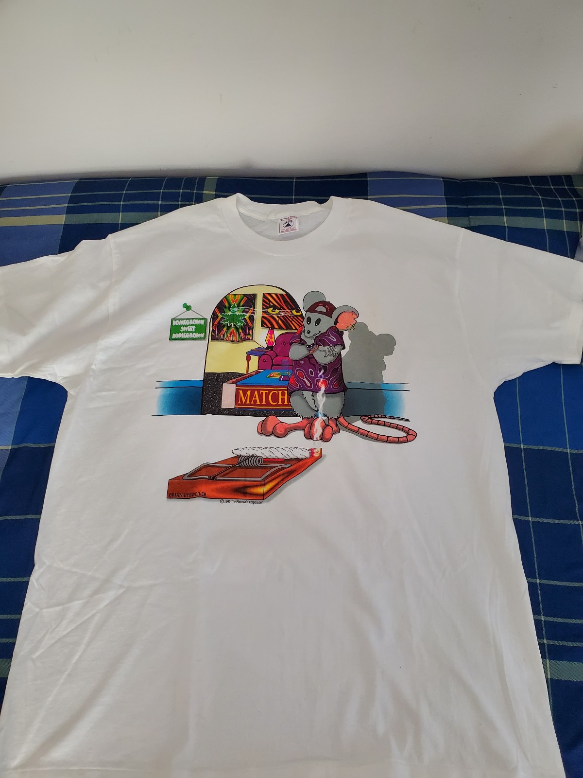 Vintage The Mountain 1996 Homegrown Mousetrap Shirt