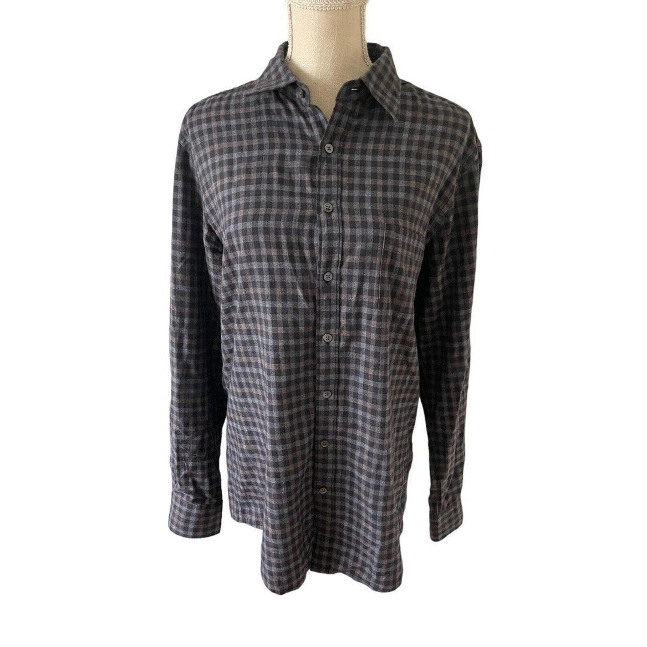 Rodd & Gunn Sports Fit Check Plaid Button Up Shirt Men Long Sleeve Sz M