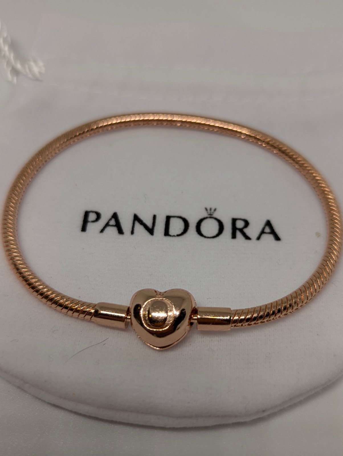 Pandora Rose gold Bracelets for women's size 7.1 inches