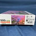 Sakura Railway Crossing Incline 500-Piece Jigsaw Puzzle Woody Panel Set