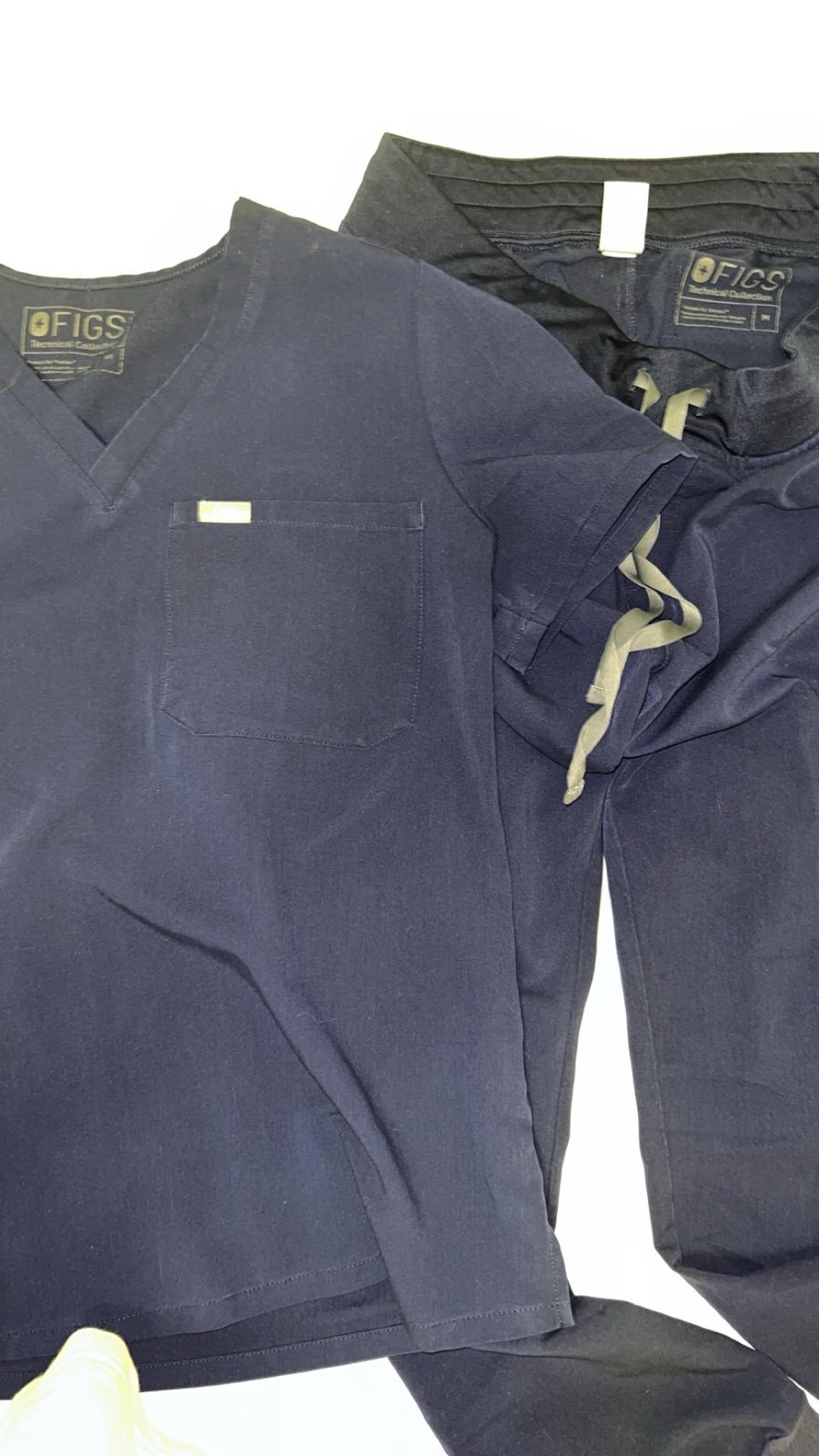FIG SCRUB  SET -Navy (M)
