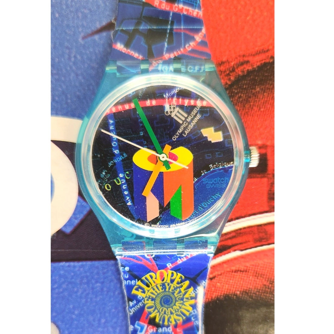 Swatch watch LAUSANNE SPECIAL GN161 1996 Olympic Specials New with new battery