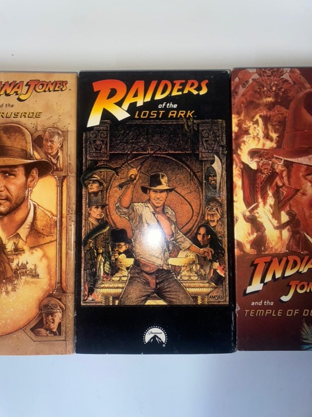 Indiana Jones VHS Lot