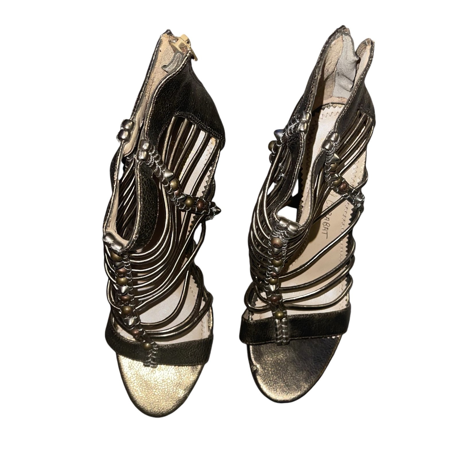 Jean Michel Cazabat bronze pumps
