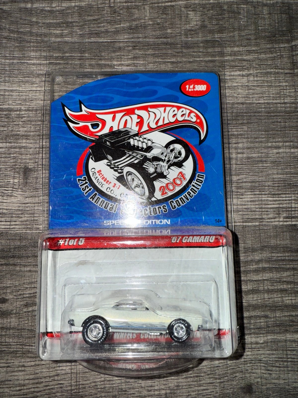 Hot Wheels 21st Annual Collectors Convention Special Limited Edition 67 Camaro