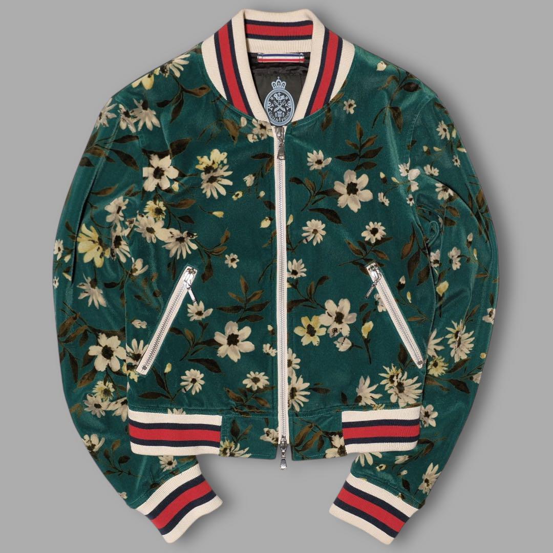 Excellent Condition★Original Price 42,000 Yen★GUILD PRIME★Velvet MA-1★Cropped Bomber Jacket