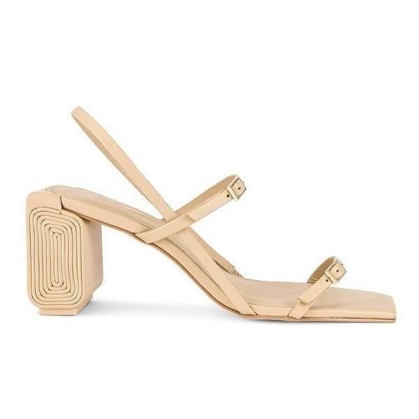 Cult Gaia Maeve Sandal in Sand SZ 39