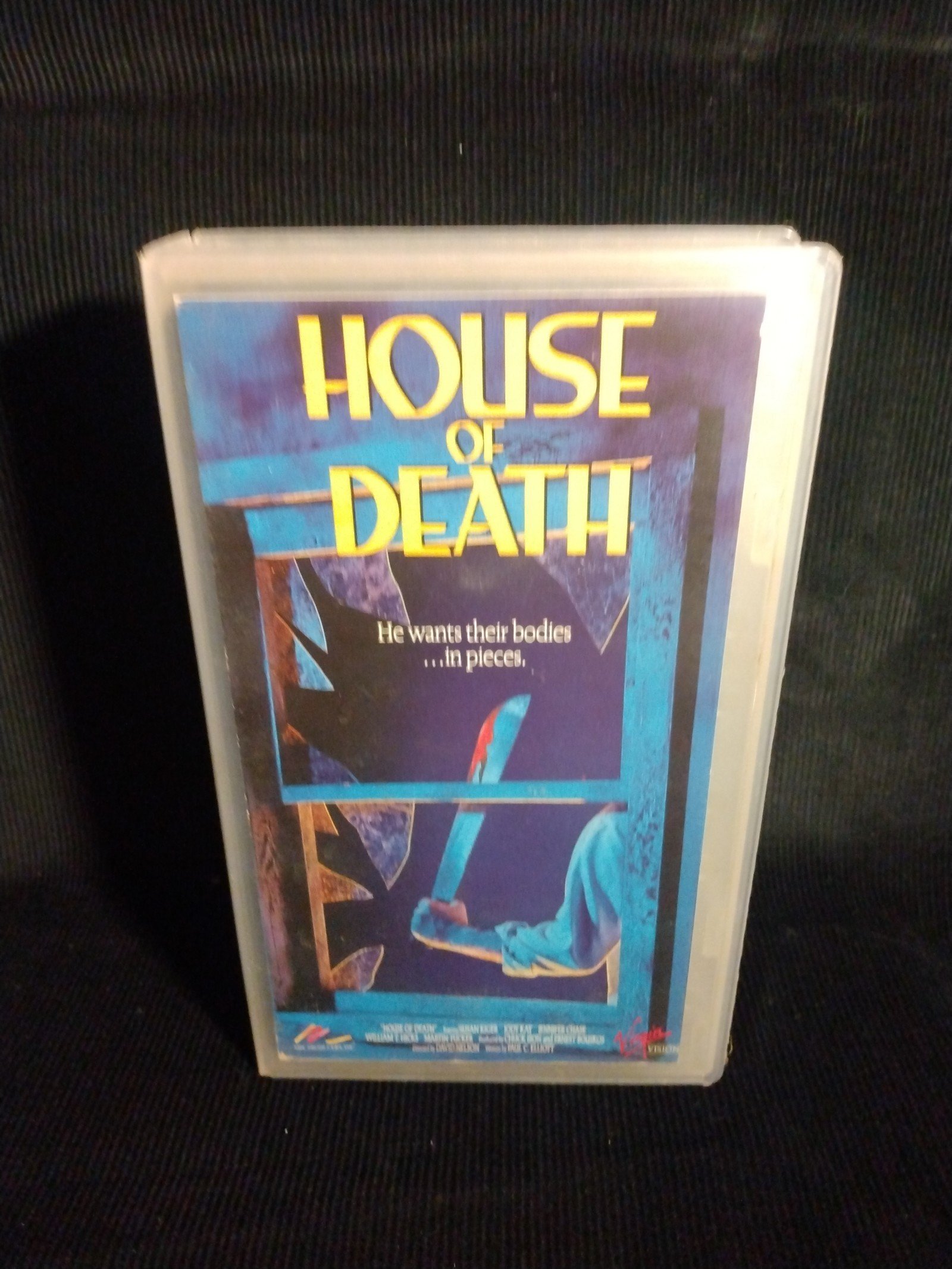 Vintage House of Death He wants their Body in Pieces VHS