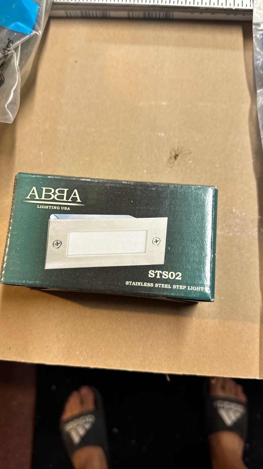 14 ABBA STS02-INTEGRATED STAINLESS STEEL STEP LIGHT