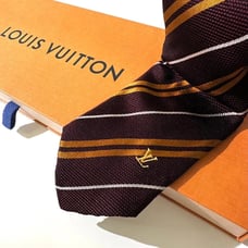Excellent Condition Louis Vuitton Silk Tie 100%