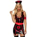 Naughty Nurse Costume - Large - Black/red