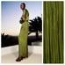 NWT. Zara Olive Green Wrinkled Effect Satin Effect Jumpsuit. Size M.