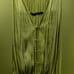 NWT. Zara Olive Green Wrinkled Effect Satin Effect Jumpsuit. Size M.