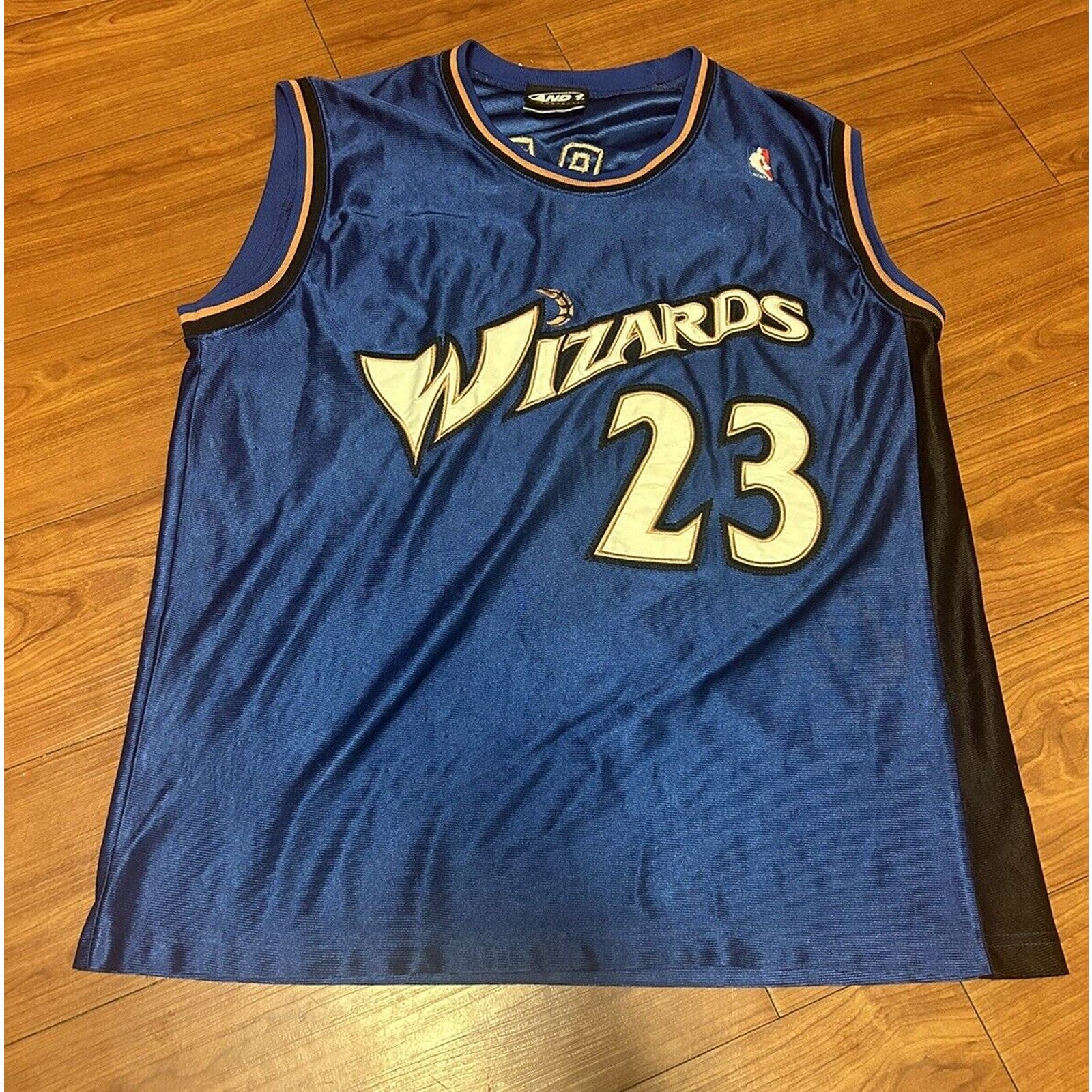 Vintage And1 JORDAN WASHINGTON WIZARDS JERSEY SZ Medium