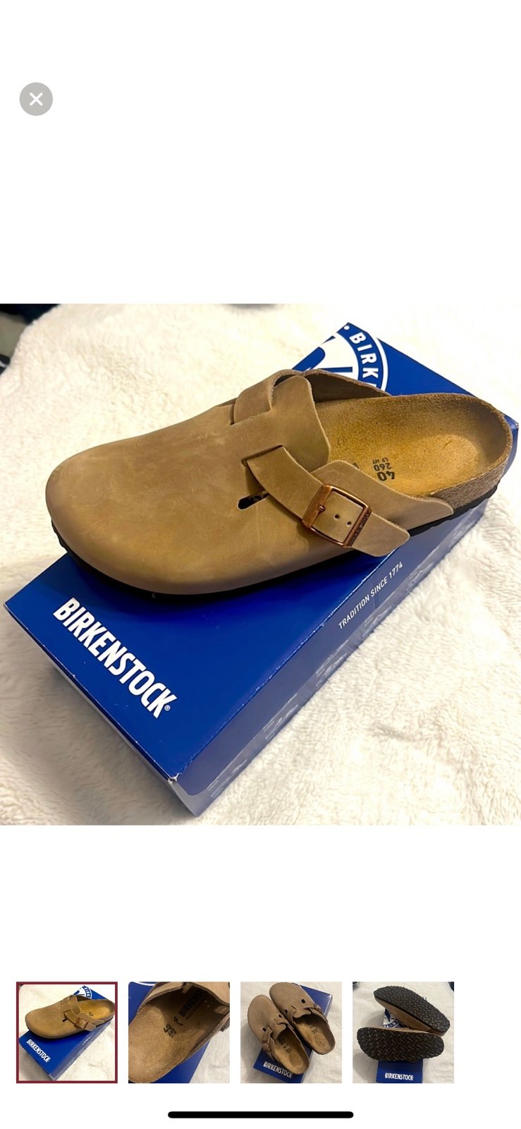 Birkenstock boston clog size 40 narrow