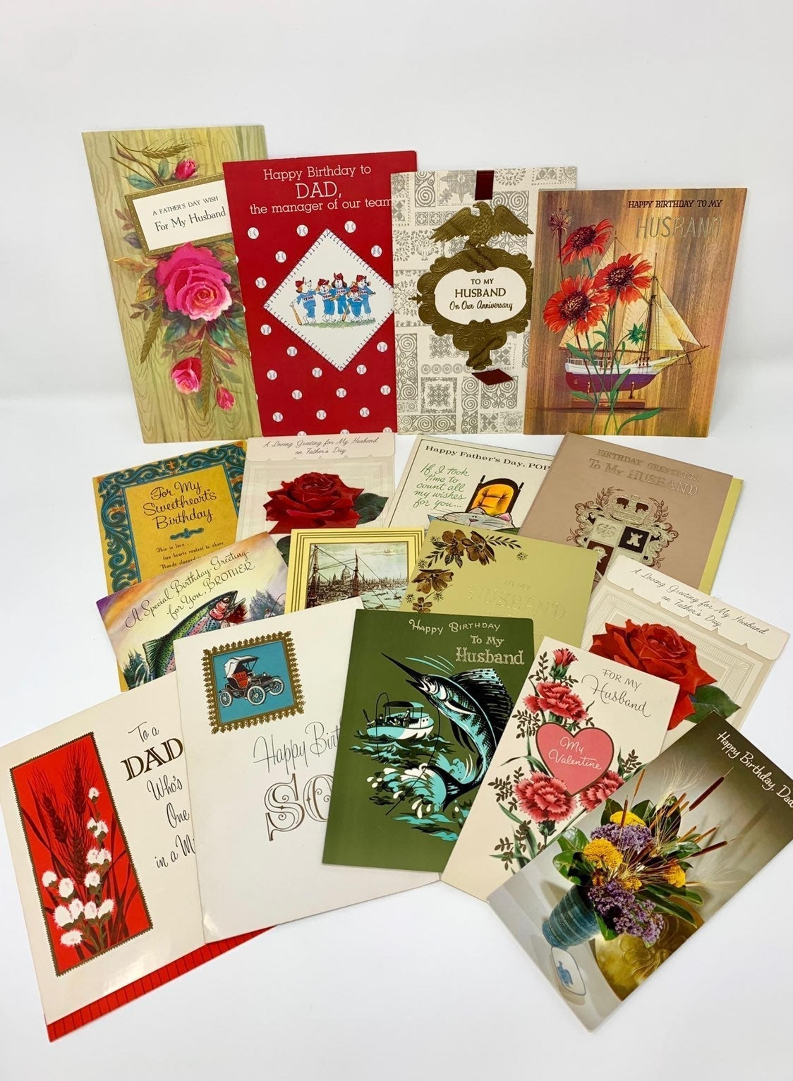 Vintage Greeting Card Lot for Him