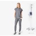FIGS Women's Rafaela Top and Zamora Joggers Scrub Set-Lightly Worn-Graphite