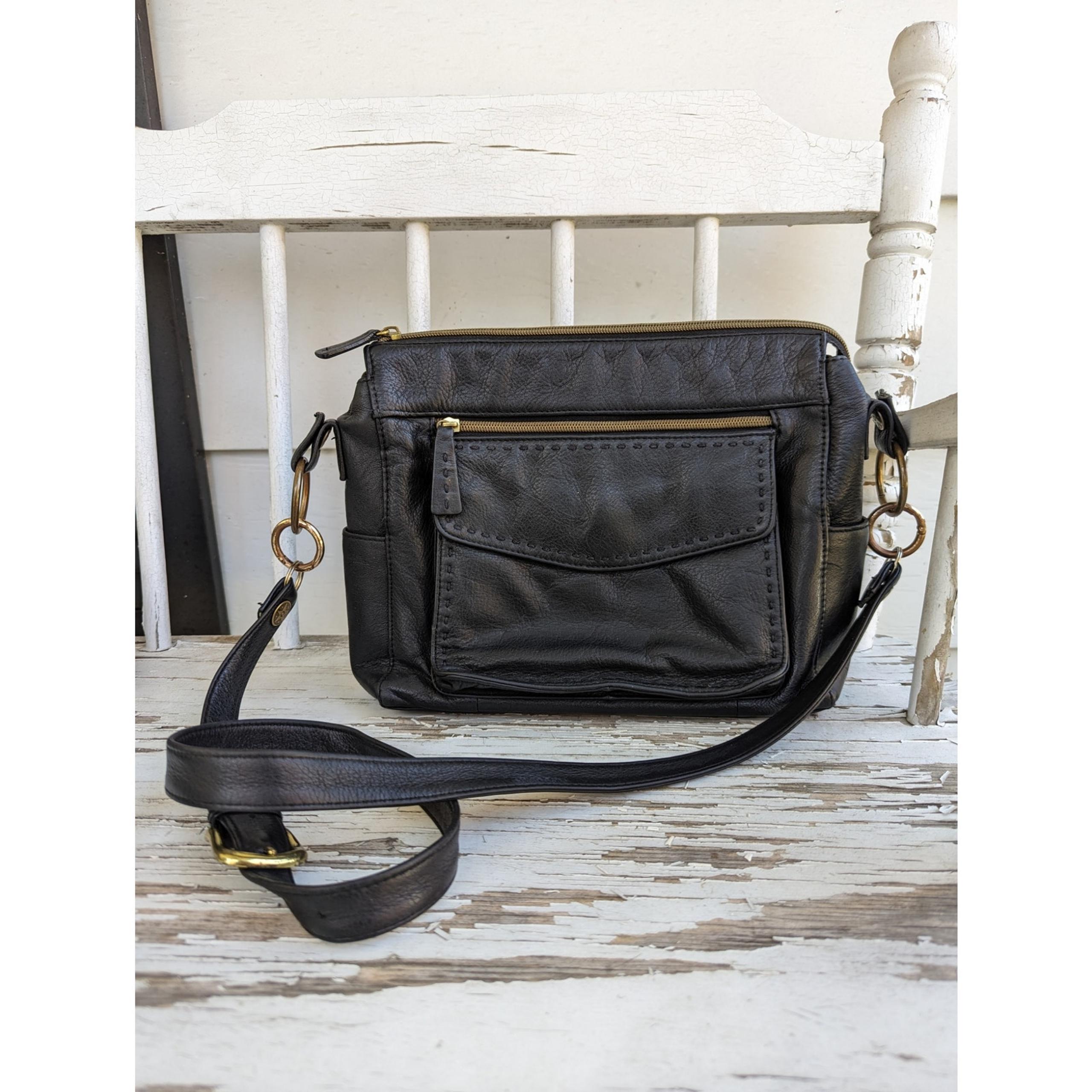 Valerie Stevens - Leather Shoulder/Crossbody Bag