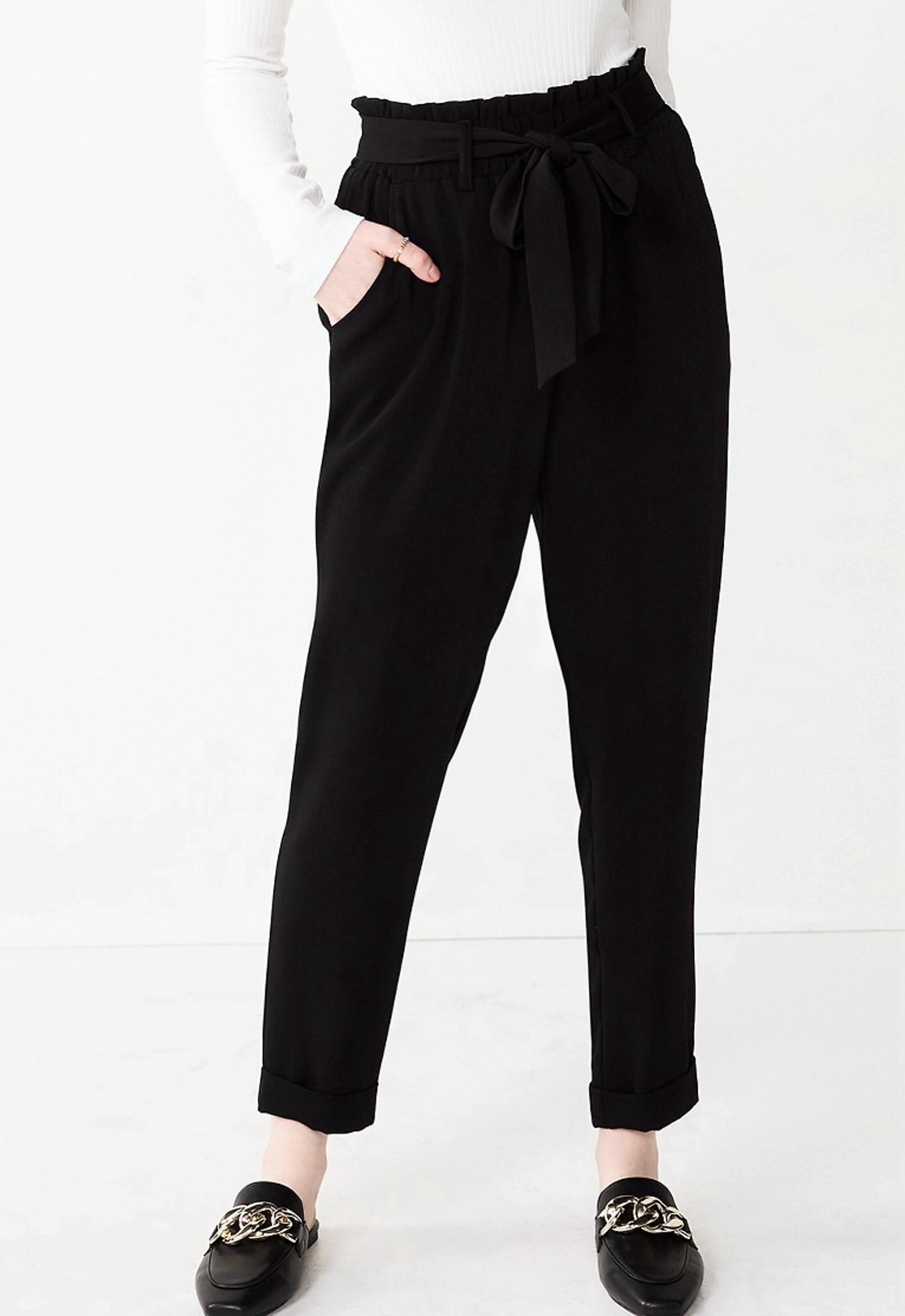 SO High-Rise Paperbag Tapered Leg Pants size XXL