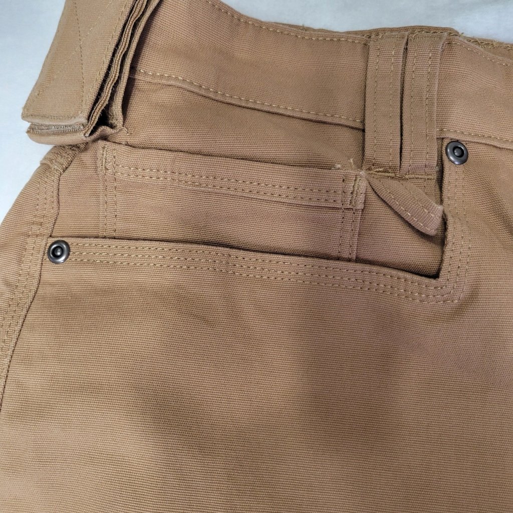 Duluth Men's Flex Fire Hose 11 Brown 34 NEW Canvas Cargo Rip Stop Shorts