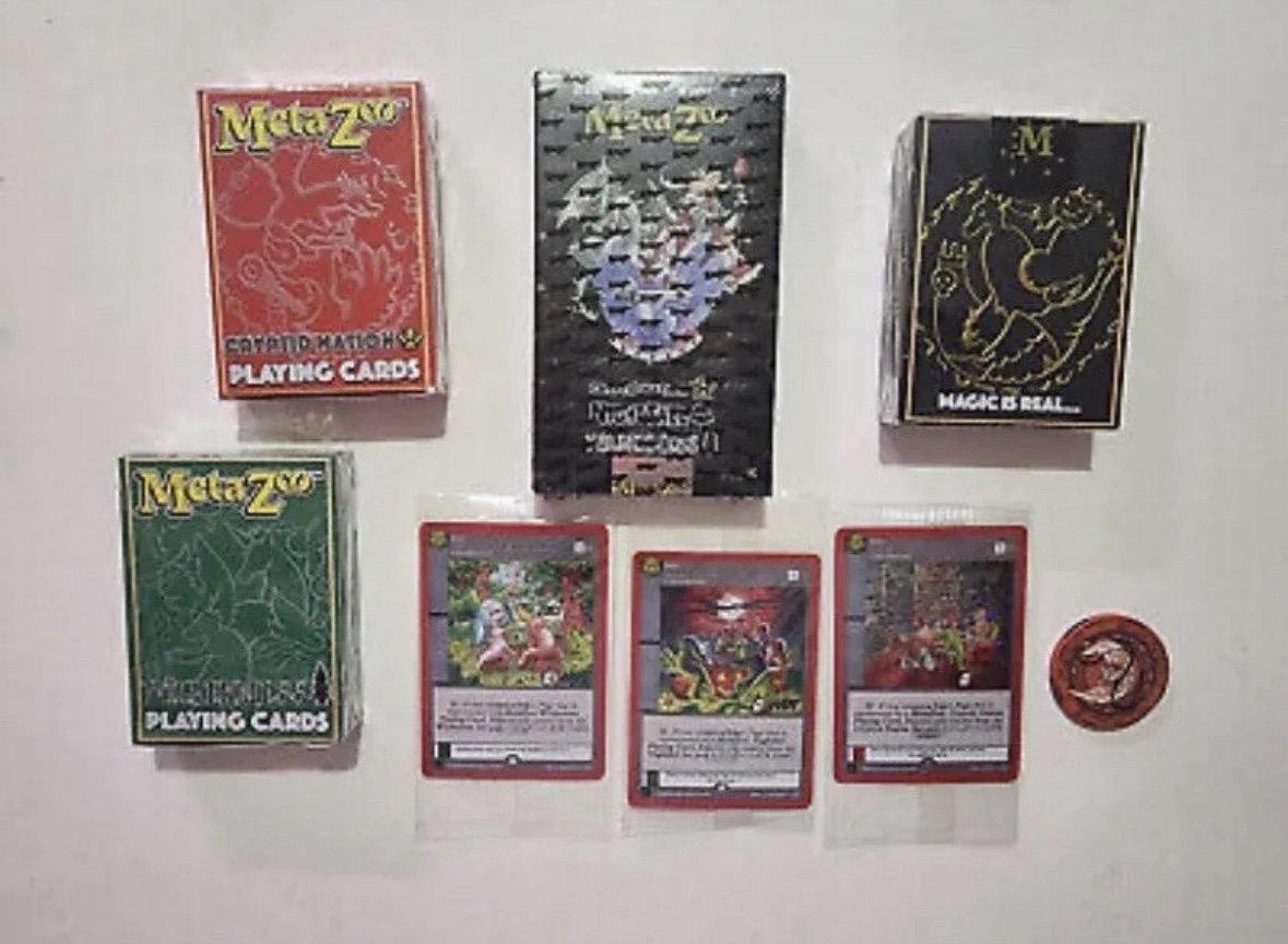 Metazoo Kickstarter Cryptid Nation Master Caster Rare Deck Bundle USPCC