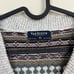 multicolored striped vintage 90s cotton knit sweater