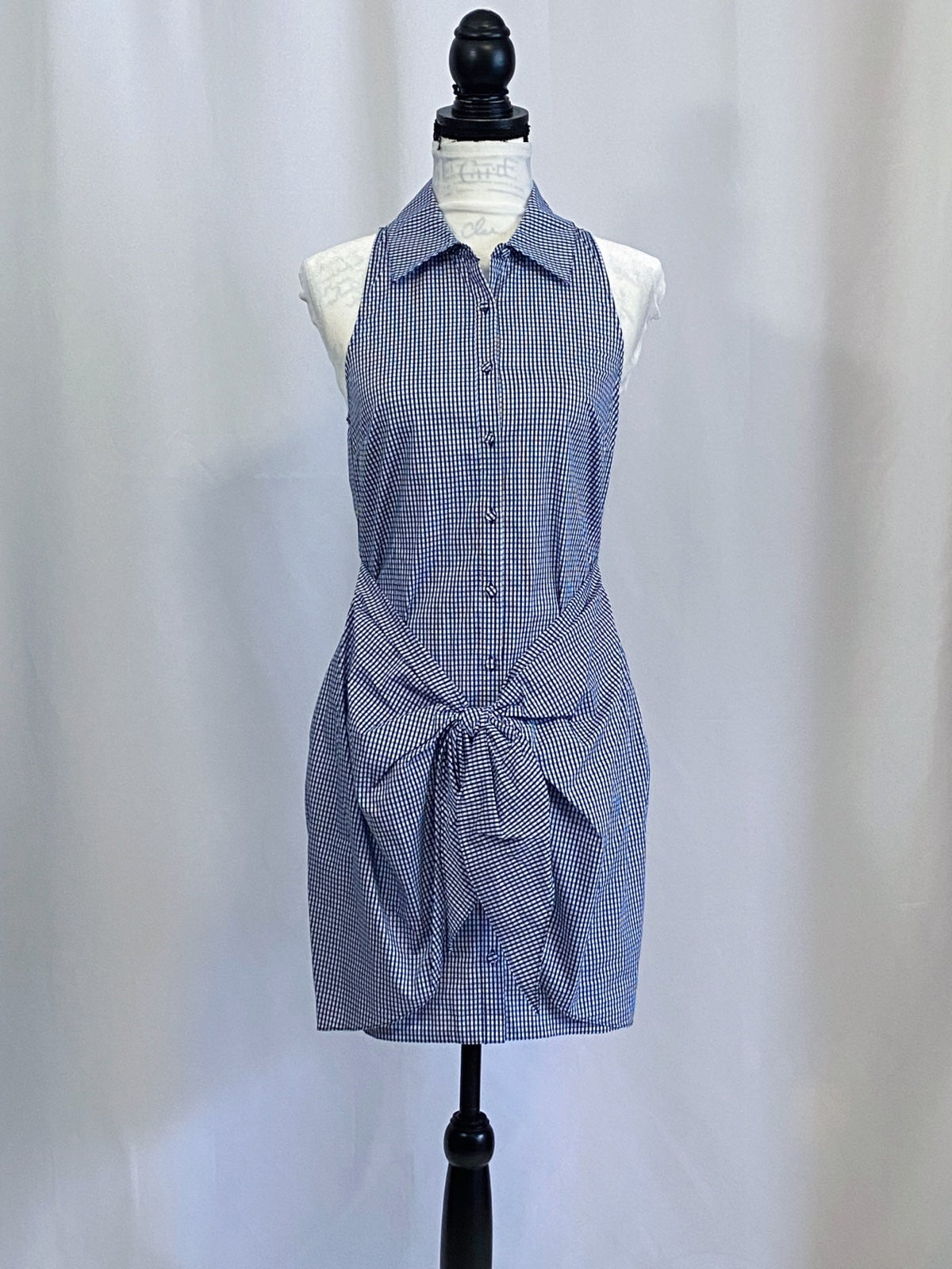 Cinq à Sept Gaby Tie Detail Sleeveless Dress size 2