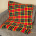 Bennington Weavers Vintage Throw Blanket Plaid Wool Red 59 X 82 Inches Gifts