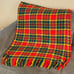 Bennington Weavers Vintage Throw Blanket Plaid Wool Red 59 X 82 Inches Gifts