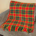 Bennington Weavers Vintage Throw Blanket Plaid Wool Red 59 X 82 Inches Gifts
