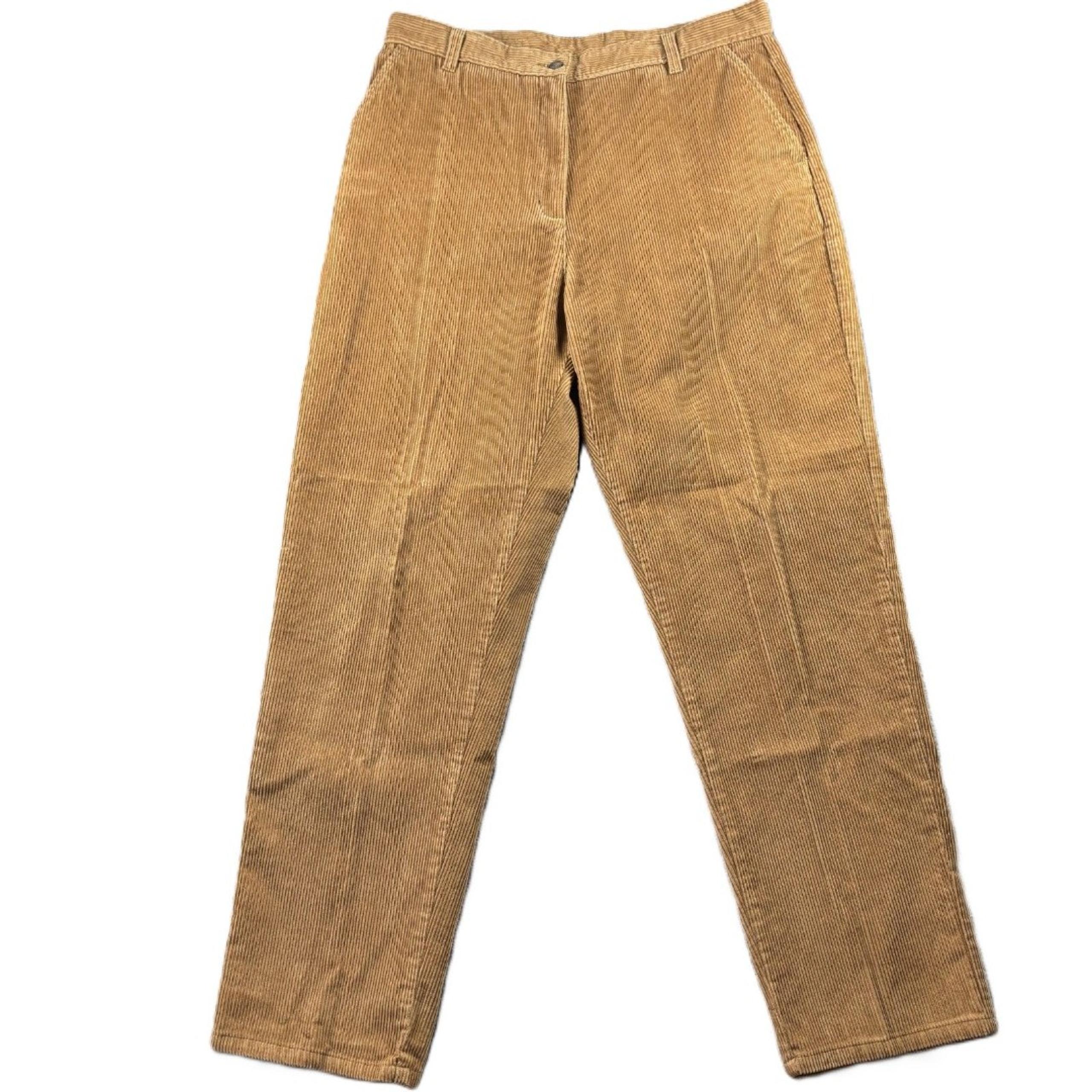 Woolrich Women Pants 1964 Corduroy Vintage Bareback Pleated Preppy Size 16 L108
