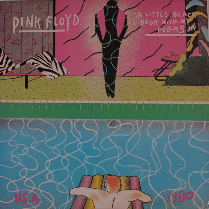 PINK FLOYD - A Little Black Book With My Poems In DNA RECORDS 2xLP VG+ rare