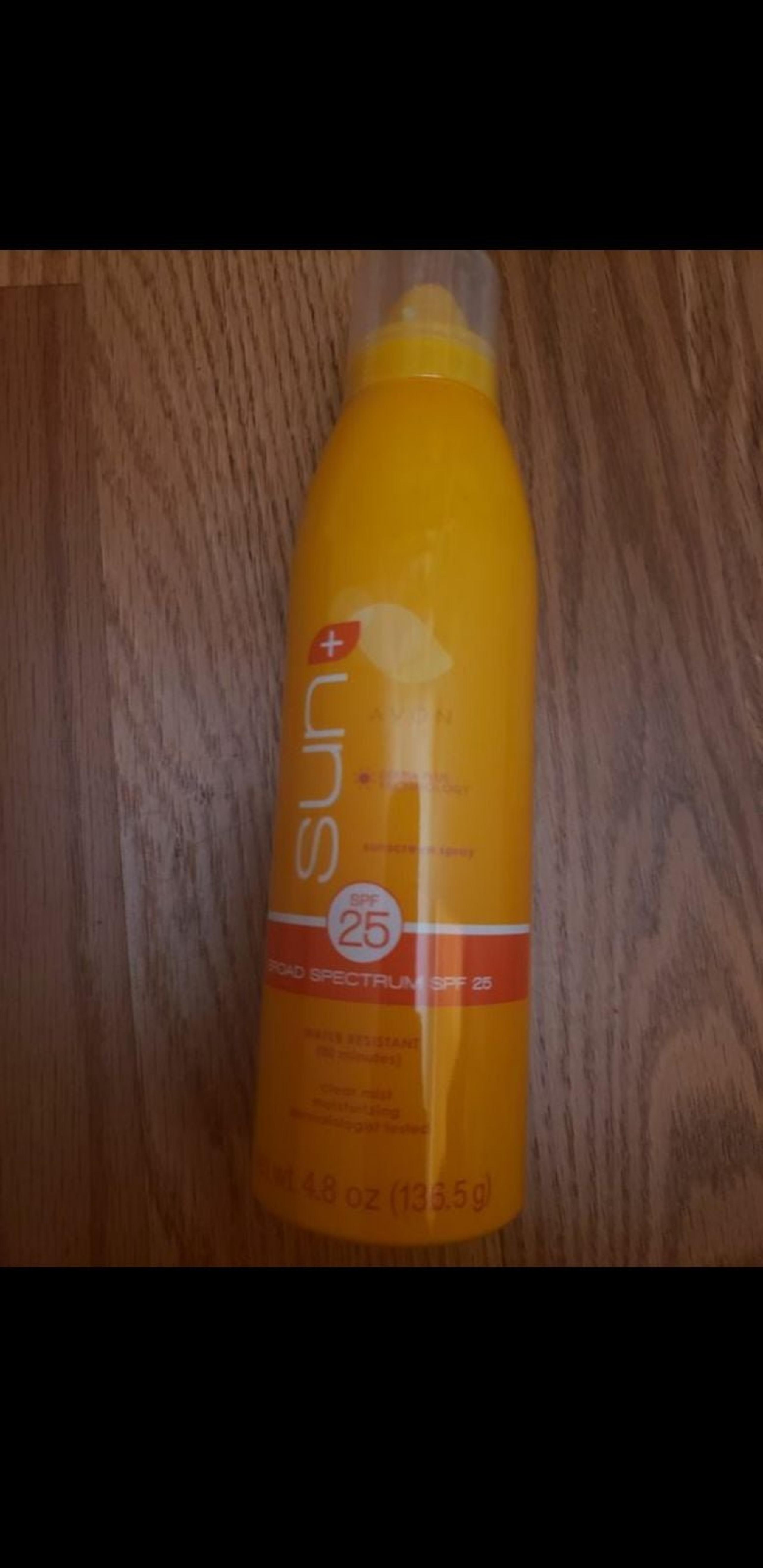 Avon SUN Water Resistant Sunscreen Spray SPF 25