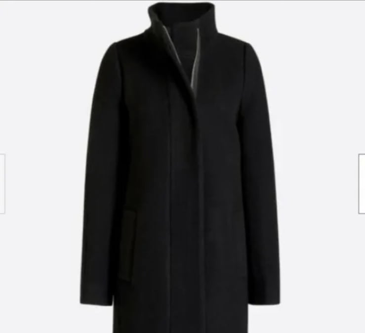 JCrew mercantile city coat 0 black