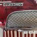 Rare Vintage Red La Scala Concerto Accordion W/case Made In Italy