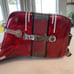 Rare Vintage Red La Scala Concerto Accordion W/case Made In Italy