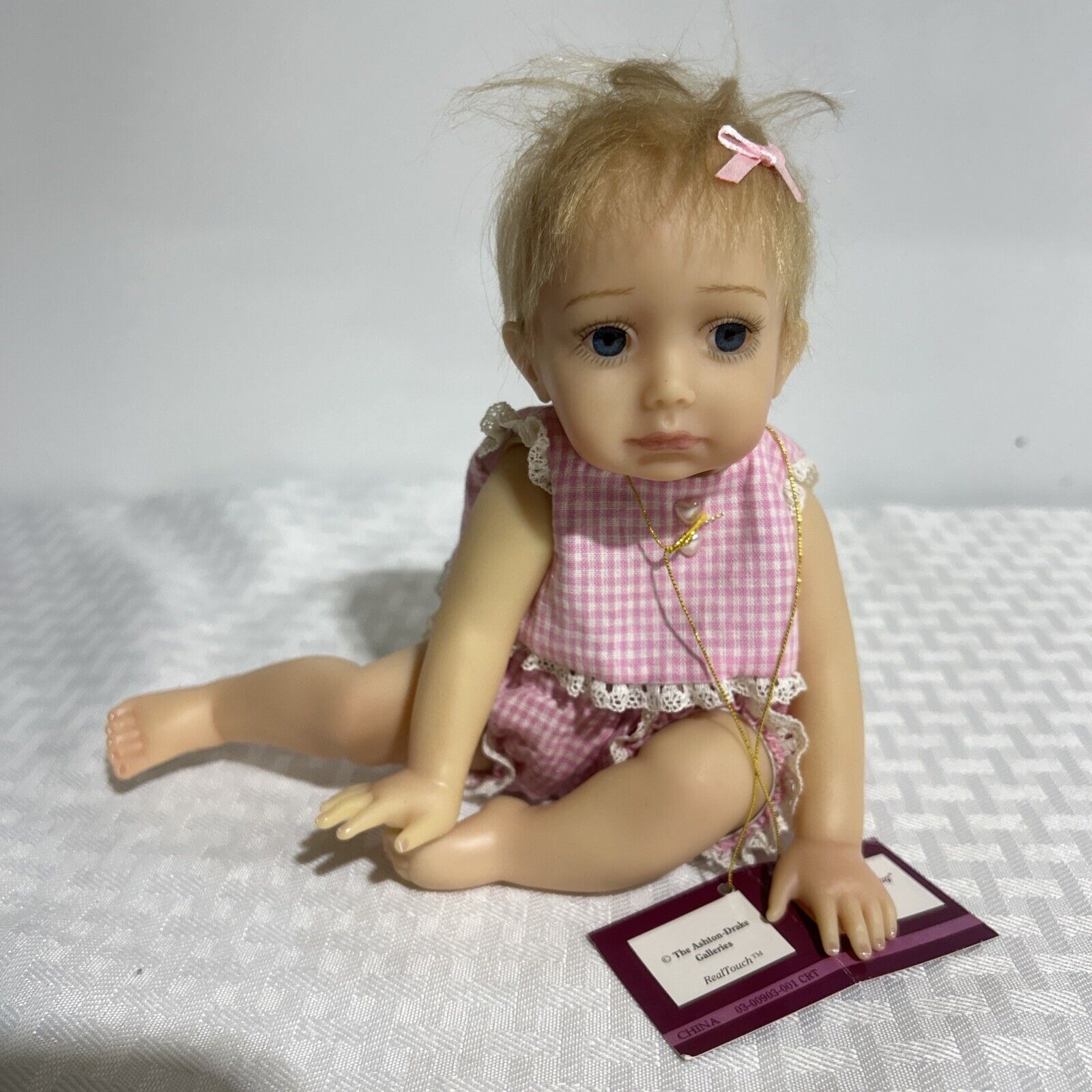 Ashton Drake Galleries Hailey Needs A Hug Artist Doll NEW WITH TAGS. RARE 6.5