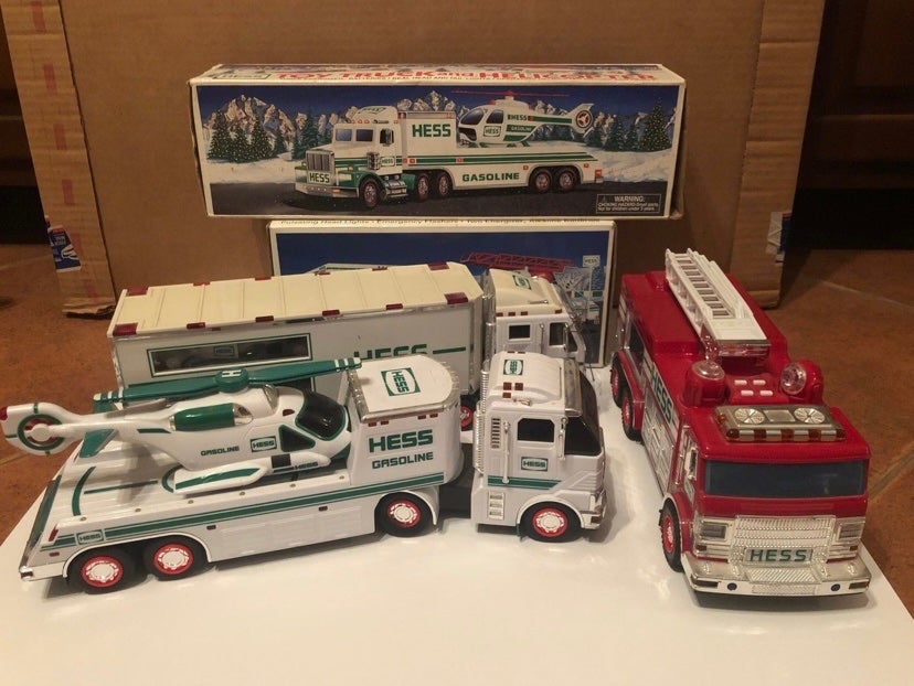 HESS Truck Toy Collection 10 Pieces Total