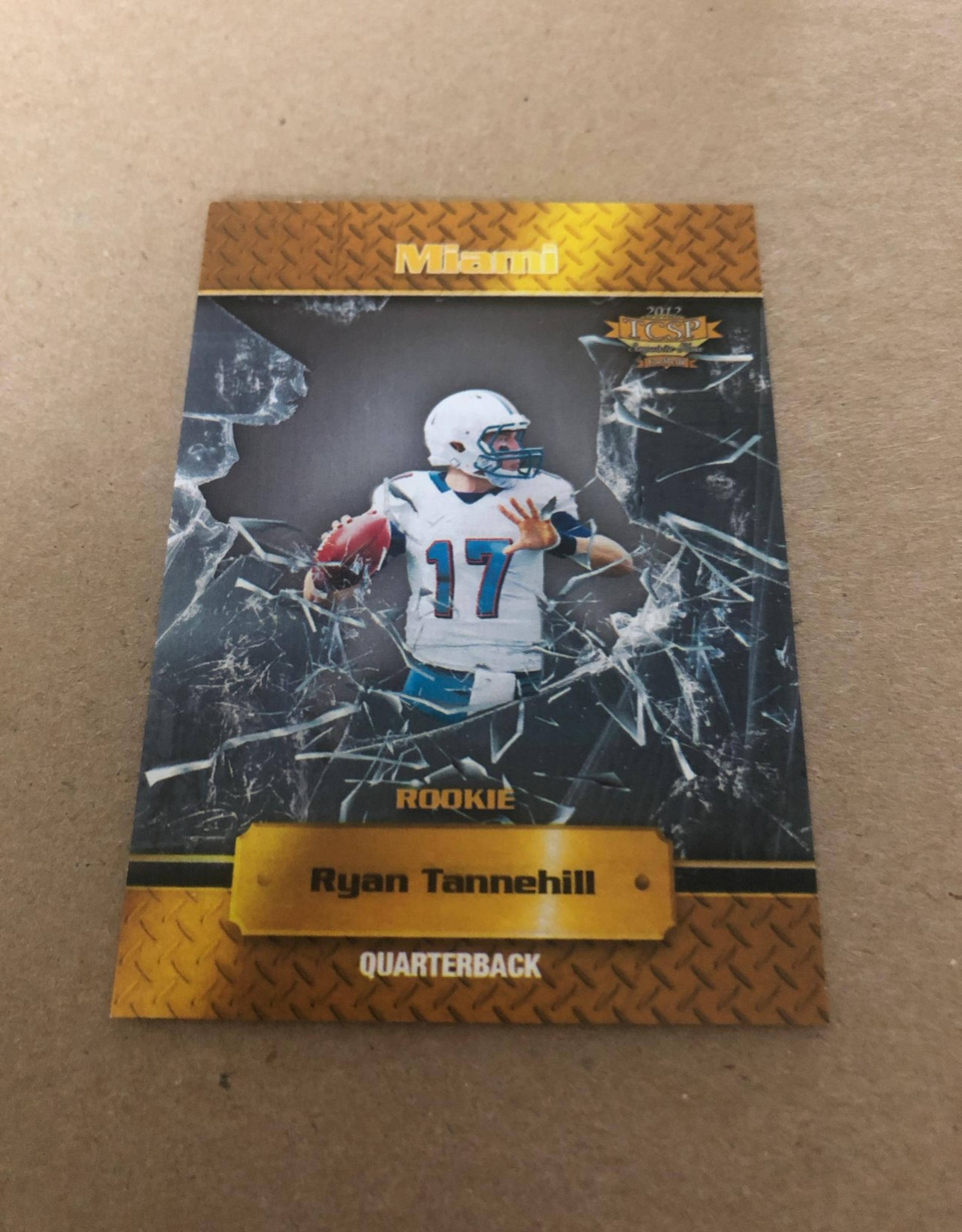 2012 Tri-City Gold Ryan Tannehill RC#/10