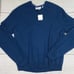 NWT Calvin Klein Blue Men's V-Neck Sweater Merino Wool Size Large
