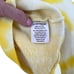 La Detresse Revolve Womens Yellow Tie Dye Pullover Sweatshirt Size Small S