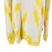 La Detresse Revolve Womens Yellow Tie Dye Pullover Sweatshirt Size Small S