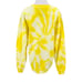La Detresse Revolve Womens Yellow Tie Dye Pullover Sweatshirt Size Small S